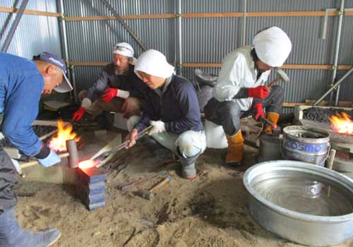 Forging masonry tools